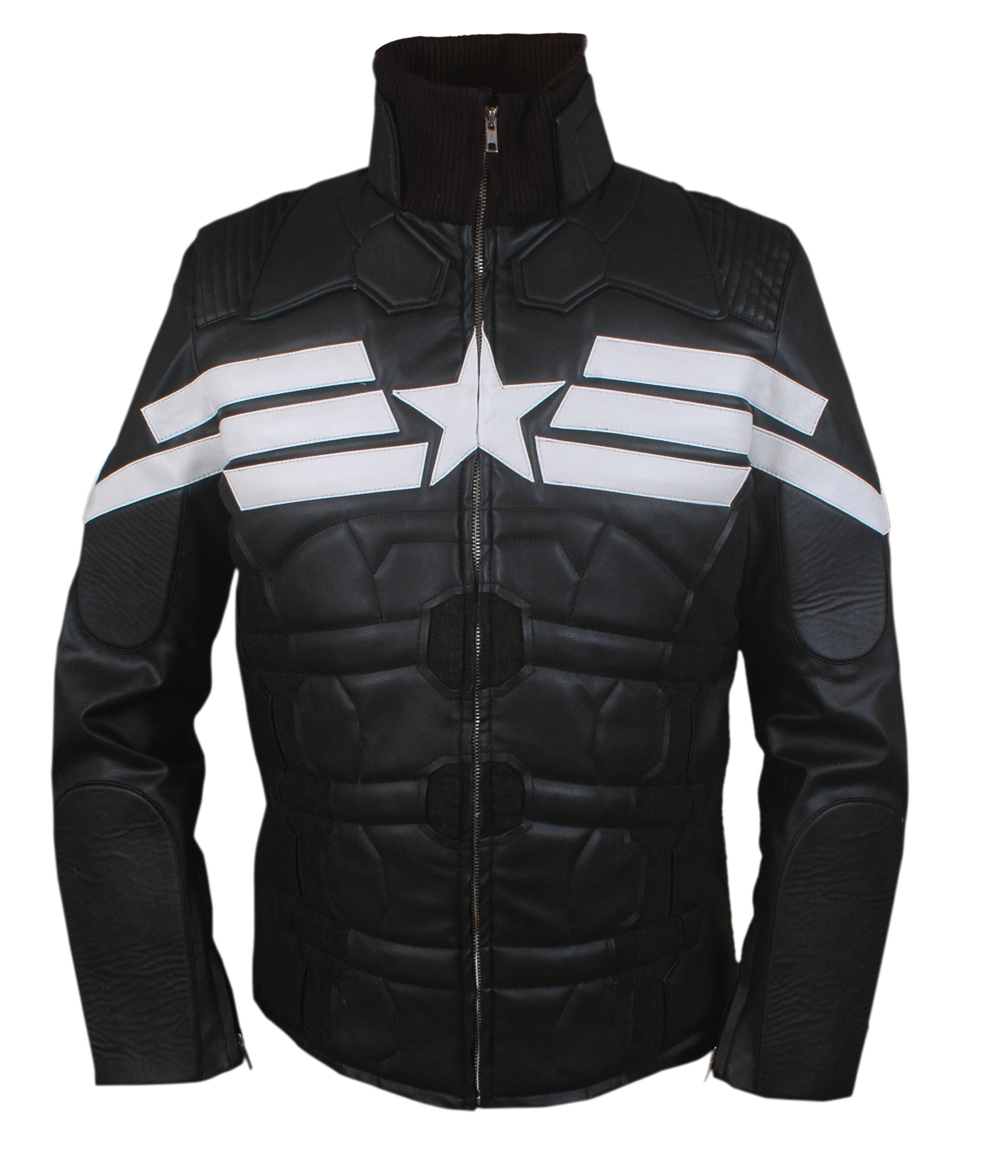 Kids Captain America Winter Soldier Black Jacket